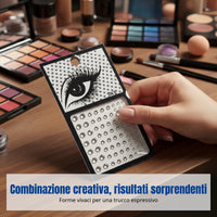 Face Crystal Sticker, DIY Floral Knot, Eye Corner Decoration