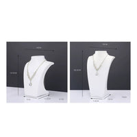 Necklace Bust Display Sturdy Structure Locket Display Stand Polished Surface