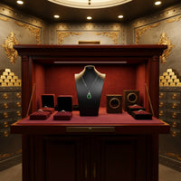 Necklace Display Bust Elegant Design Jewelry Bust Display Mannequin Neck Stand Stable Base Necklace Chain Organizer