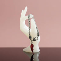 OK Gesture Band Display Stylish Design OK Gesture Jewelry Display Hand Shaped Jewelry Holder Stable Base for Countertop, Dresser