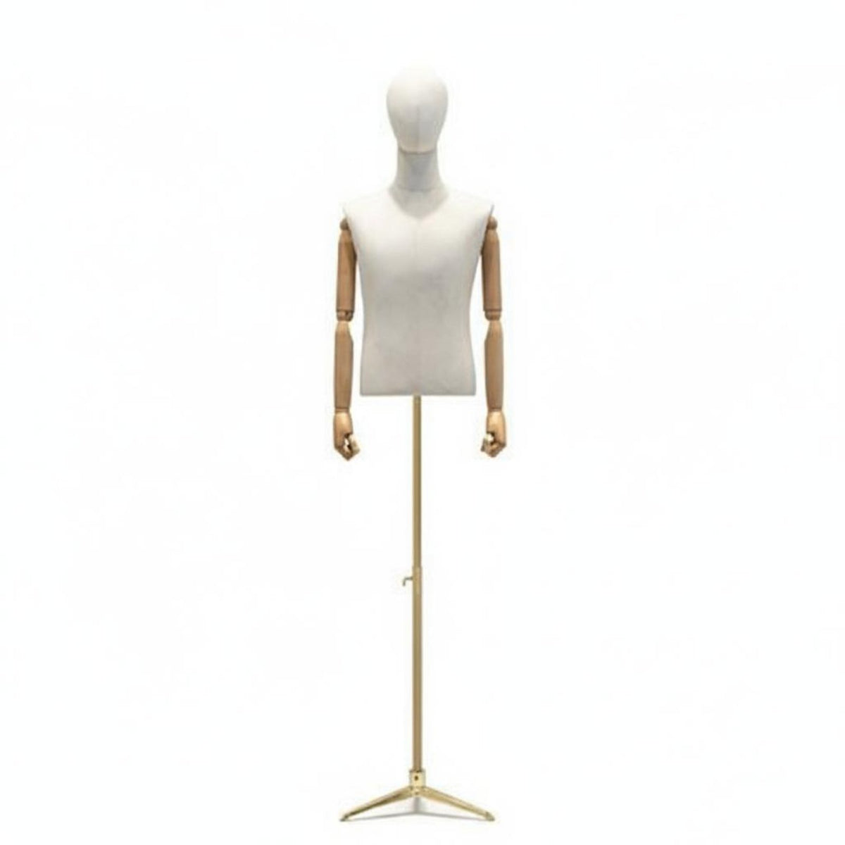Men's Suit Display Stand Easy to Assemble Male Torso Mannequin for Showroom