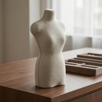 Necklace Bust Mannequin Textured Surface Drop Pendant Display Bust