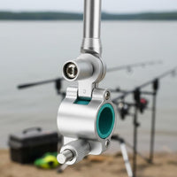 Fishing Rod Bracket Anti-Slip Grip Aluminum Alloy Rod Support Telescopic Fishing Pole Stand Rustproof Easy Setup