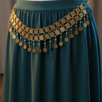 Vintage Coin Waist Chain Sturdy Alloy Metal Coin Hip Belt Lightweight