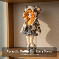 30cm Doll Clothes to-Wear Ensemble BJD Doll Outfit Set BJD Clothes Set for Hobbyists, Display