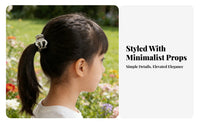 Small Metal Grip Fastener Stylish Designs Mini Hair Jaw Fastener Small Metal Hair Grip Strong Hold Well Polished for Women