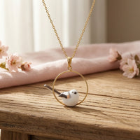 Necklace with Bird Pendant Dainty Pendant Necklace Minimalist for Women