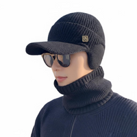 Winter Cap, Thick Knit Hat, Unisex, Ear Cover, Warm