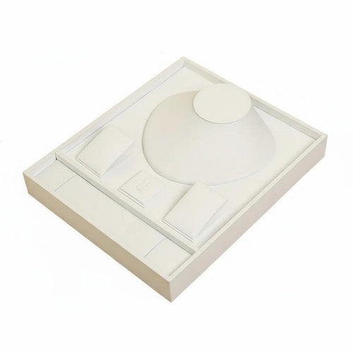 Necklace Earring Band Display Board Wear-Resistant Jewelry Set Display Tray Countertop Jewelry Presentation Tray Even Edges