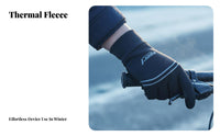 Thermal Cycling Gloves Adjustable Windproof Cycling Gloves Flexible Fit Water Resistant for Cyclists, Motorcycling, Cold Weather