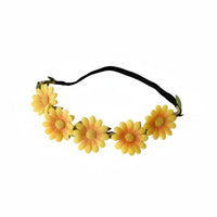 Korean Style Wildflower Floral Headband, Floral Hairband for Holiday Events, Beach Vacation, Bridal Hair Decoration