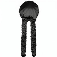 Satin Sleep Bonnet Gathered Ruched Tie Bonnet Dampness Retention