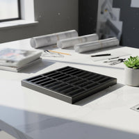 Stone Sample Holder Continuous Bonding Stone Sample Display Tray Building Material Display Stand Sturdy Duty for Architects