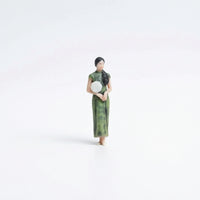 Qipao Figure Standing Model Traditional for Hobbyists