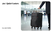 Soft-Sided Suitcase Expandable Softside Luggage for Vacationers