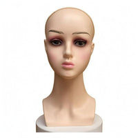 Mannequin Head Display Form Smooth Surface Hairpiece Display Head Easy to Use