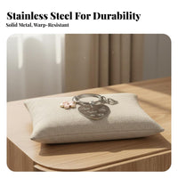 Stainless Steel Key Fob Ideal Gift Engraved Keychain Long-Lasting for Mom
