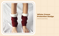Unisex Kids plush Leg Warmers, Ankle Protection, season, Gray