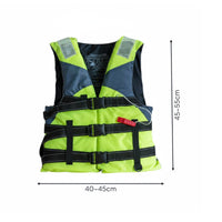 Adult Life Vest High Visibility Colors Water Safety Vest Long-Lasting for Adults