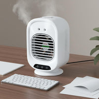 Desktop Mist Fan 3 Speed Portable Misting Fan Quiet Function for Office Workers