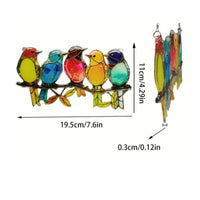 Bird Branch Ornament Lightweight Home Decor Metal Chain
