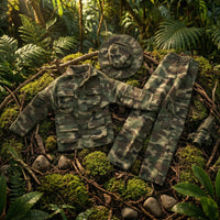 Jungle Set Stitched Seams Miniature Soldier Outfit Fabric