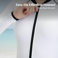 Women's Cream Swimsuit, UPF 50+ Sun Protection