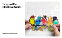 Bird Branch Ornament Lightweight Home Decor Metal Chain