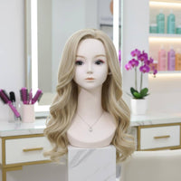 Female Mannequin Head Realistic Face Hairpiece Display Head Smooth Surface Display Bust Mannequin for Salon Owners