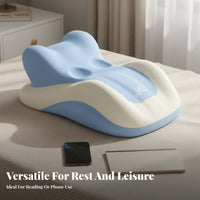 Multifunctional Face down Reading Pillow Breathable Textile Face down Pillow Washable Cover for Lounging, Bed
