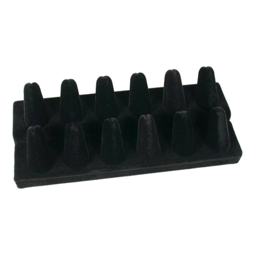 Double-Layer Band Display Stand Flocked Double-Layer Band Stand Stepped Base