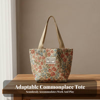 Large Canvas Utility Tote adaptable Shoulder Bag Lightweight for informal Outings