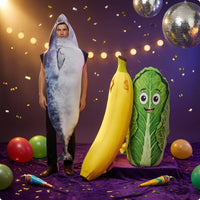 Sleeveless Shark Costume Pointed Tail Dressing up Outfit Lightweight