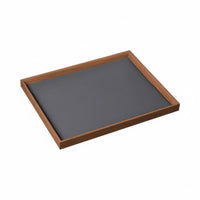 Walnut Display Tray Minimalist Design Wooden Jewelry Tray Sturdy and Stable Household Storage for Retail Store, Boutique, Dressing Table