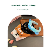 Cute Plush Raccoon Headband for Girls, Party, Gift
