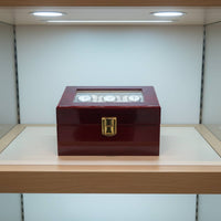 3 Compartment Watch Case Clean-Resistant 3 Compartment Watch Box Soft Interior Lining Removable Pillows