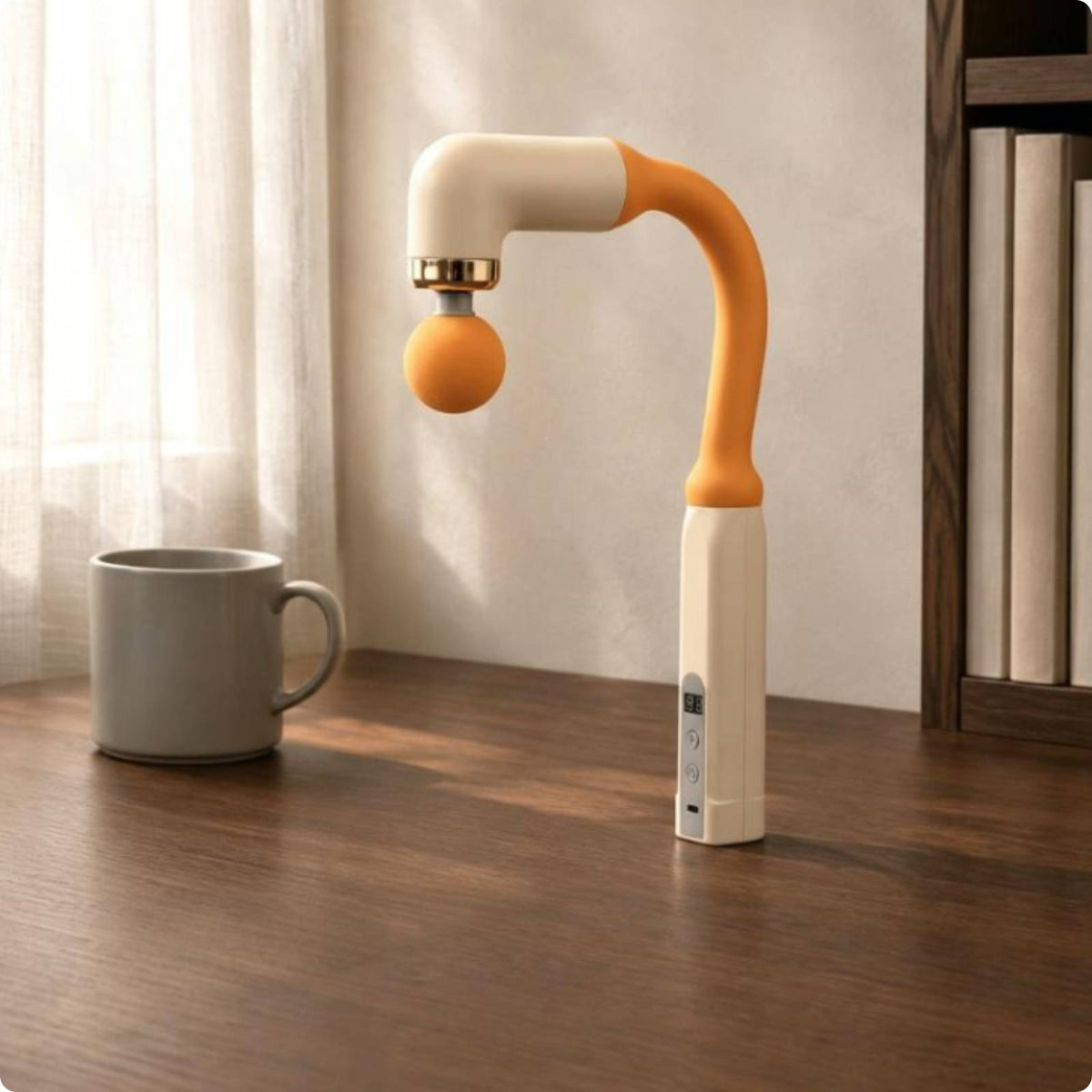U-Shaped Massage USB-C Charging Handheld Fascia Massager Cordless