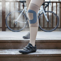 2 Pieces Silk Knee Warmer Warm Fleece Lined Knee Sleeve Supportive for Women