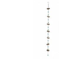 Rain Chain Soothing Sound Decorative Rain Chain Weather Resistant for Courtyard