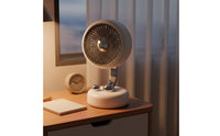 Mini Desk Fan Tilt Adjustable Oscillating Desk Fan Quiet for Dorm Room, Students