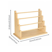 Wood Jewelry Display Rack Sturdy Watch Display Stand Easy to See for Home Vanity