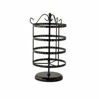 Rotating Earring Stand Detachable Multi-Tier Jewelry Stand Space Saving