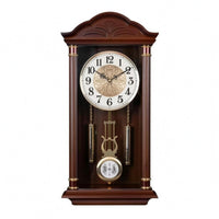Vintage Pendulum Clock Arched Crown Home Decor Battery Powered