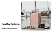 Bread pieceShaped Luggage Organized Interior Suitcase Built-in Combination Lock