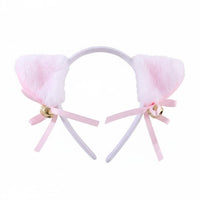Soft Cat Ear Headband Cute Design Cat Girl Cosplay Ears Headband with Chime S Soft and Comfortable Furry Creature Ear Hair Hoop
