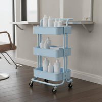 Hairdressing Tool Cart Movable Mobile Storage Rack Large Capacity for Kitchen