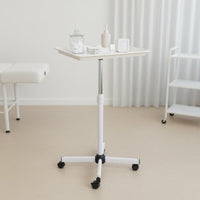 Height Adjustable Salon Tray Space Saving Adjustable Salon Tray Stand