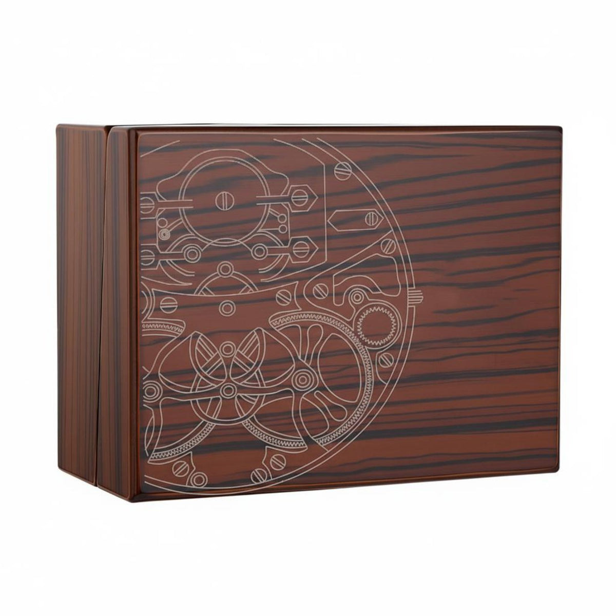 Wooden Watch Storage Box Sturdy Wood Varnish Finish Watch Holder Matte Finish Jewelry Case Luxury Design Dustproof for Display