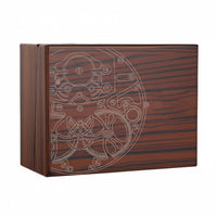 Wooden Watch Storage Box Sturdy Wood Varnish Finish Watch Holder Matte Finish Jewelry Case Luxury Design Dustproof for Display