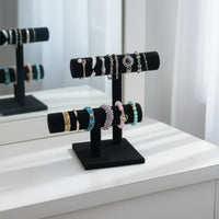 Velvet Bracelet Display Stand Scratch Resistant Velvet Jewelry Organizer